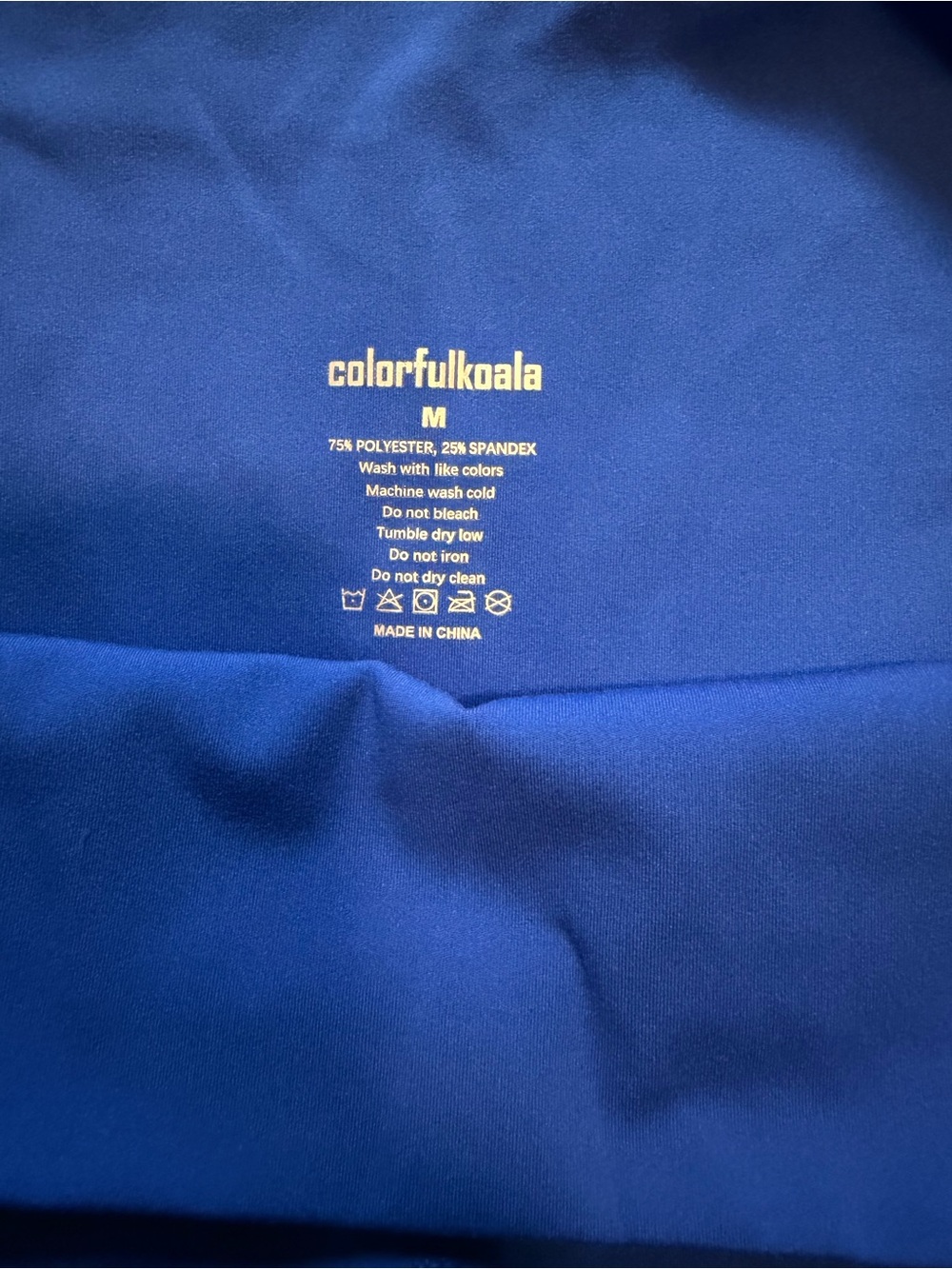 Colorfulkoala Women's High Waisted Leggings w/Pockets. Size M. NWOT. - Picture 3 of 5